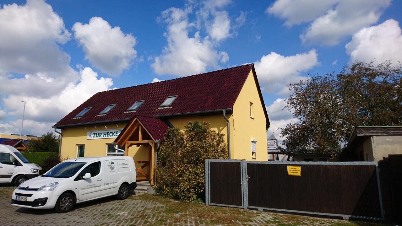 Gasthaus Zur Hecke Hotel Schönefeld Exterior foto